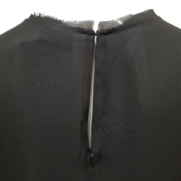 Who What Wear top 2X Plus Size sequin mesh overlay bedazzled bling party evening - Picture 9 of 11